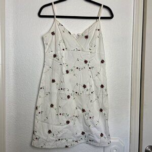 Two of Us NY Floral Embroidered Mini Dress